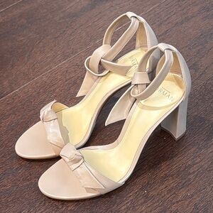 Alexandre Birman Tan Heeled Sandals Size 37.5/7.5